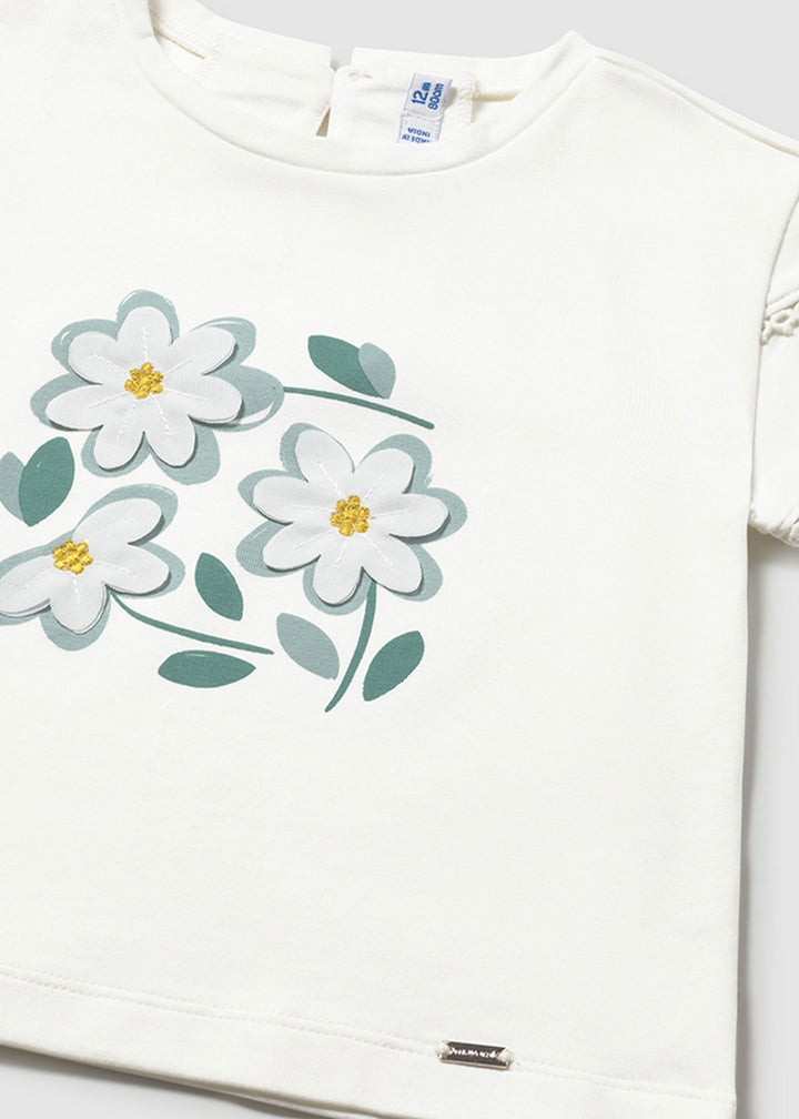 MAYORAL T-shirt MAYORAL da BAMBINA - Beige/lago