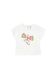 T-shirt bambina bianco Mayoral – 1087