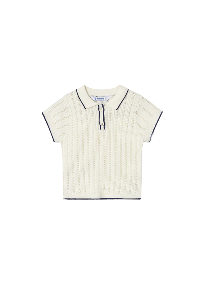 MAYORAL Polo MAYORAL da BAMBINA - Ecrù