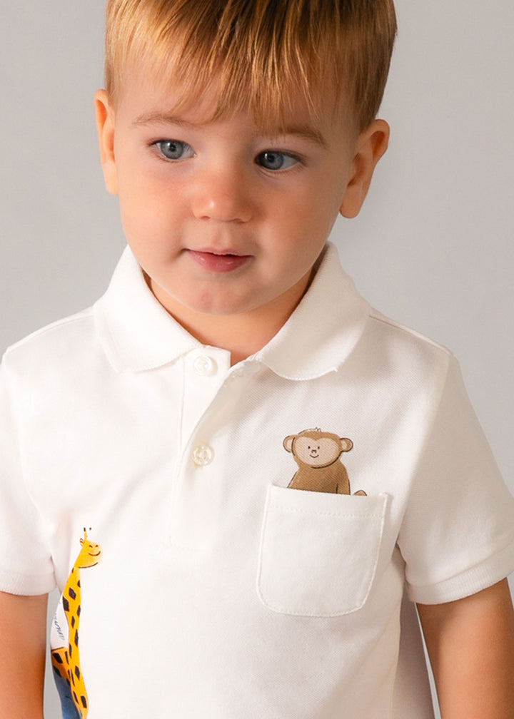 MAYORAL Polo MAYORAL da BAMBINO - Panna