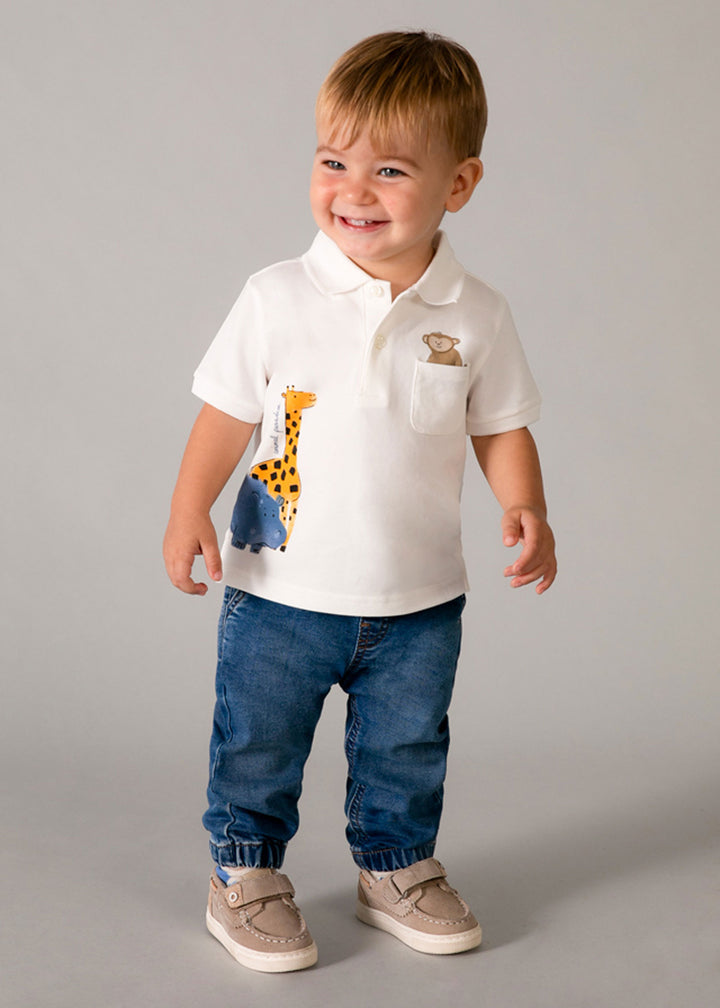 MAYORAL Polo MAYORAL da BAMBINO - Panna