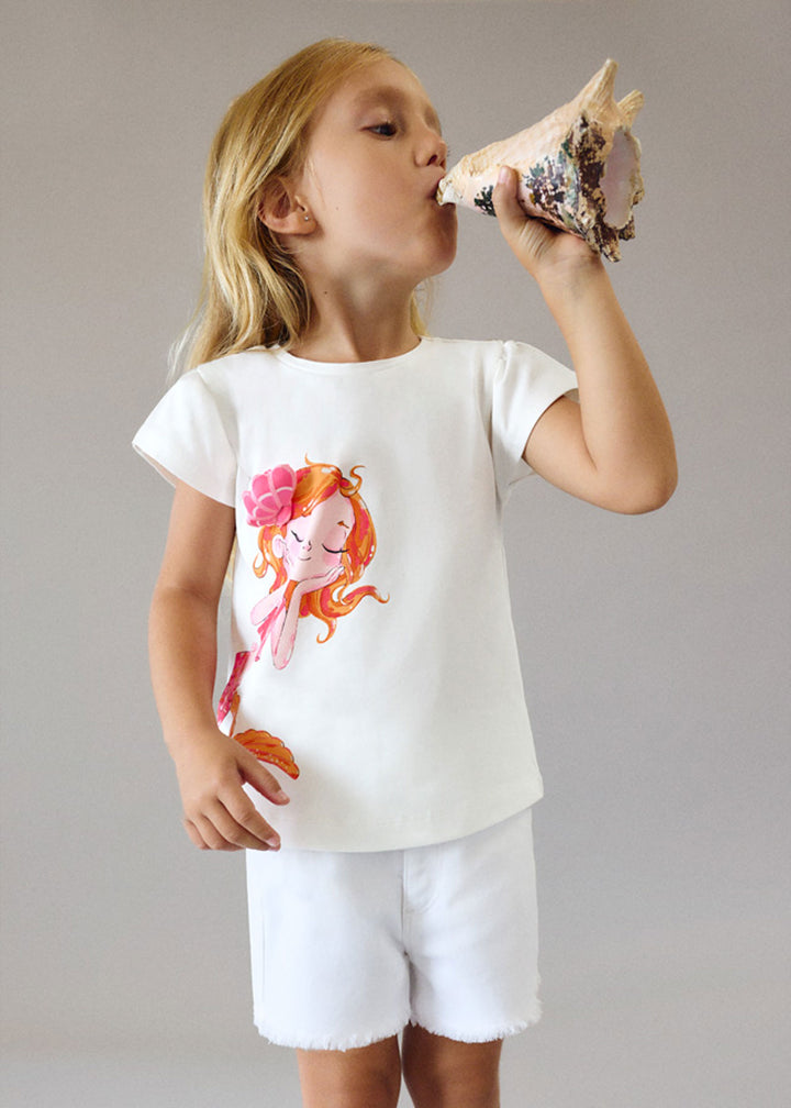 MAYORAL Shorts MAYORAL da BAMBINA - Bianco