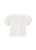 T-shirt MAYORAL da BAMBINA - Ecrù