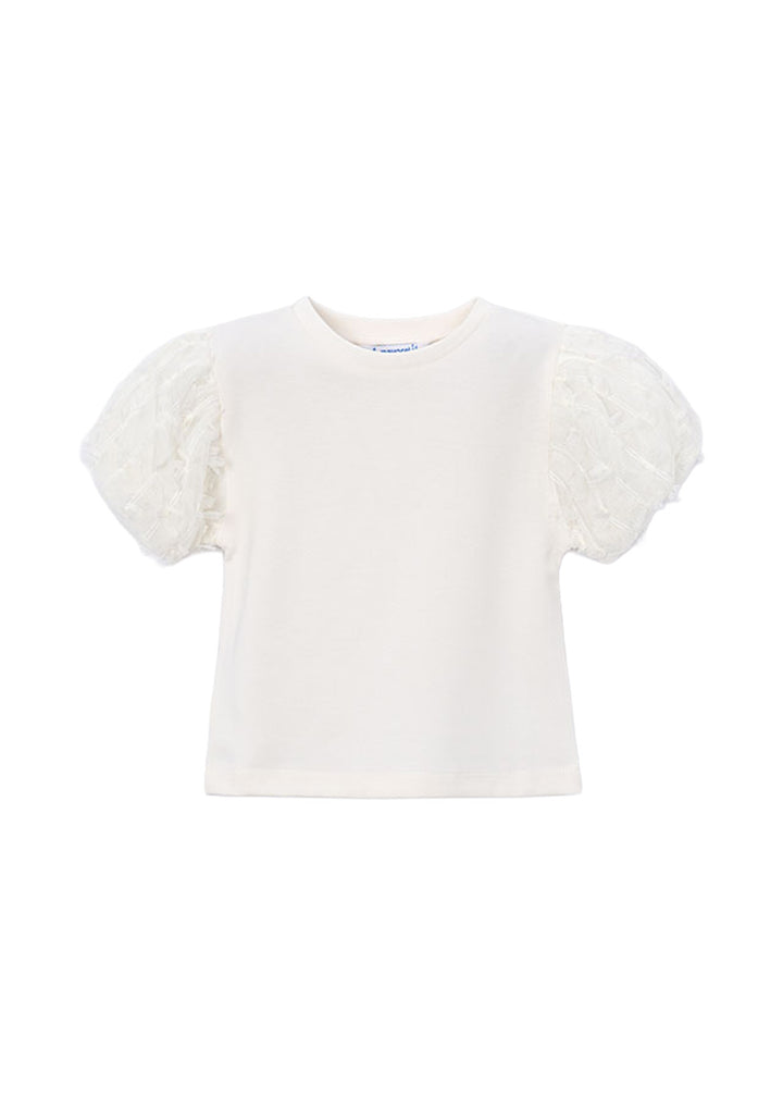 MAYORAL T-shirt MAYORAL da BAMBINA - Ecrù
