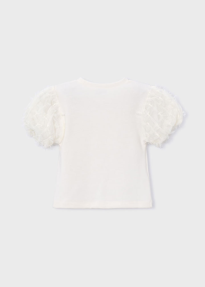 MAYORAL T-shirt MAYORAL da BAMBINA - Ecrù