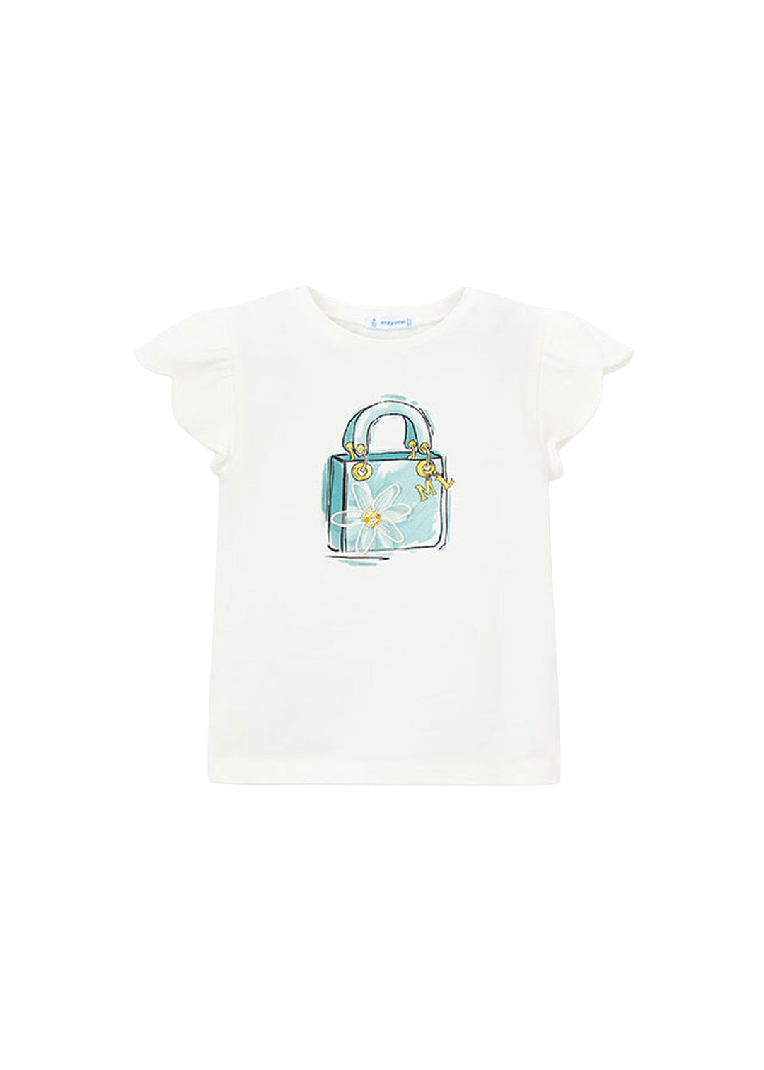 MAYORAL T-shirt MAYORAL da BAMBINA - Beige/lago