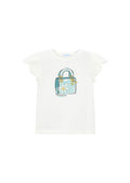 T-shirt MAYORAL da BAMBINA - Beige/lago
