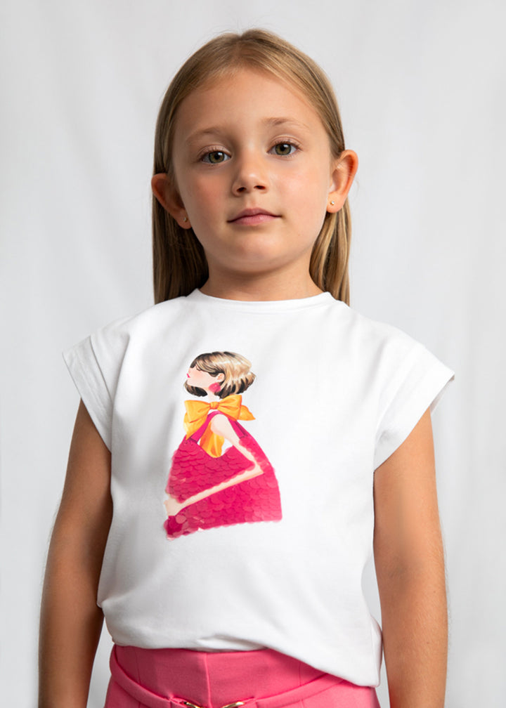 MAYORAL T-shirt MAYORAL da BAMBINA - Bianco