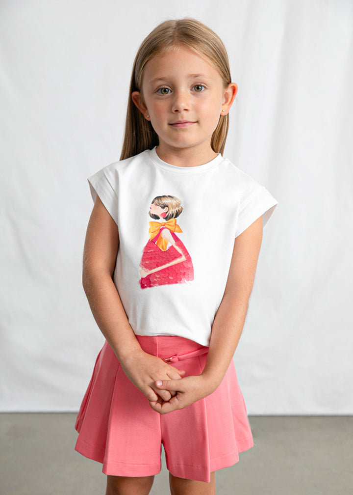 MAYORAL T-shirt MAYORAL da BAMBINA - Bianco