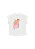 T-shirt MAYORAL da BAMBINA - Ecrù-bloss