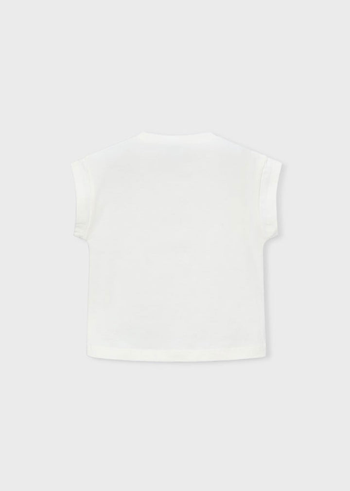 MAYORAL T-shirt MAYORAL da BAMBINA - Ecrù-bloss