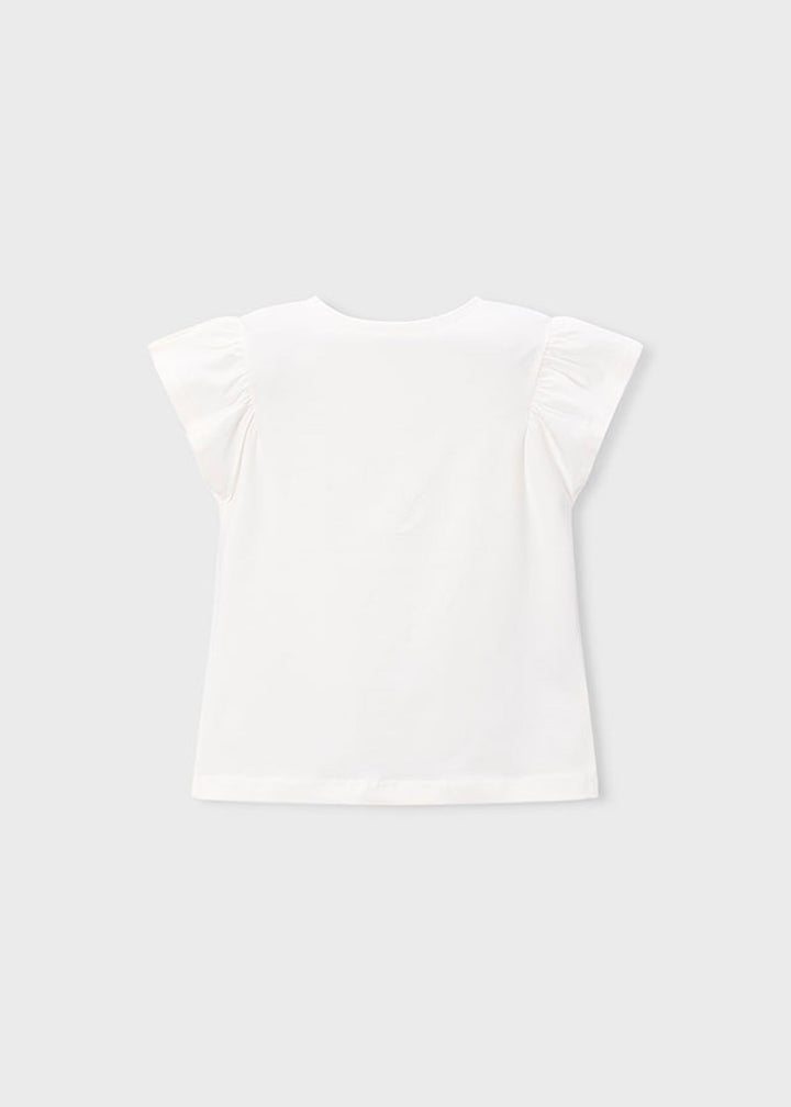 MAYORAL T-shirt MAYORAL da BAMBINA - Beige/lago