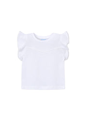 T-shirt bambina bianco Mayoral – 3008