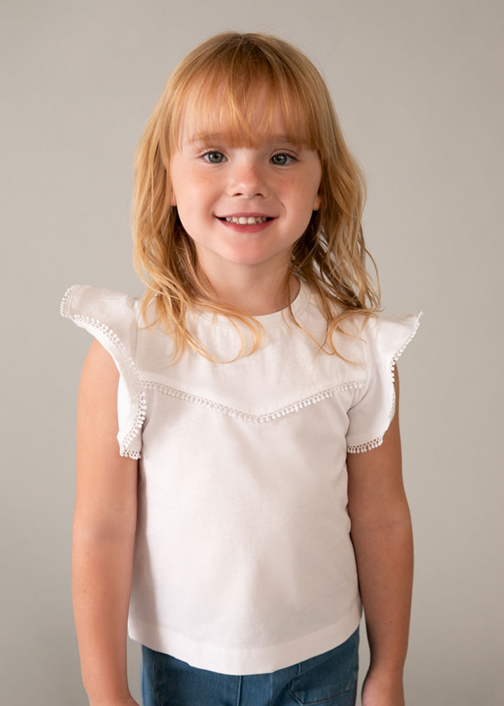 MAYORAL T-shirt MAYORAL da BAMBINA - Bianco