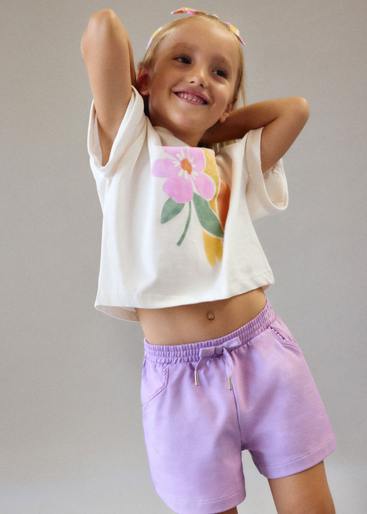 MAYORAL T-shirt MAYORAL da BAMBINA - Bianc Osso