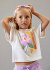 MAYORAL T-shirt MAYORAL da BAMBINA - Bianc Osso