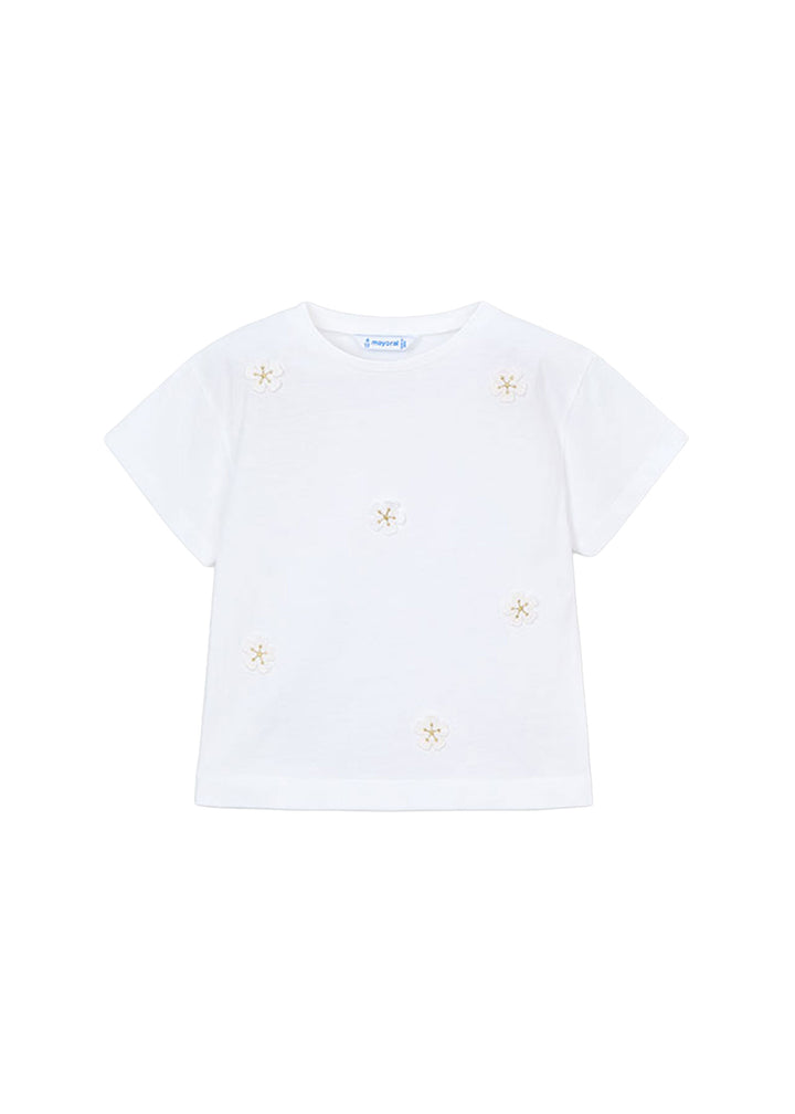 MAYORAL T-shirt MAYORAL da BAMBINA - Bianco