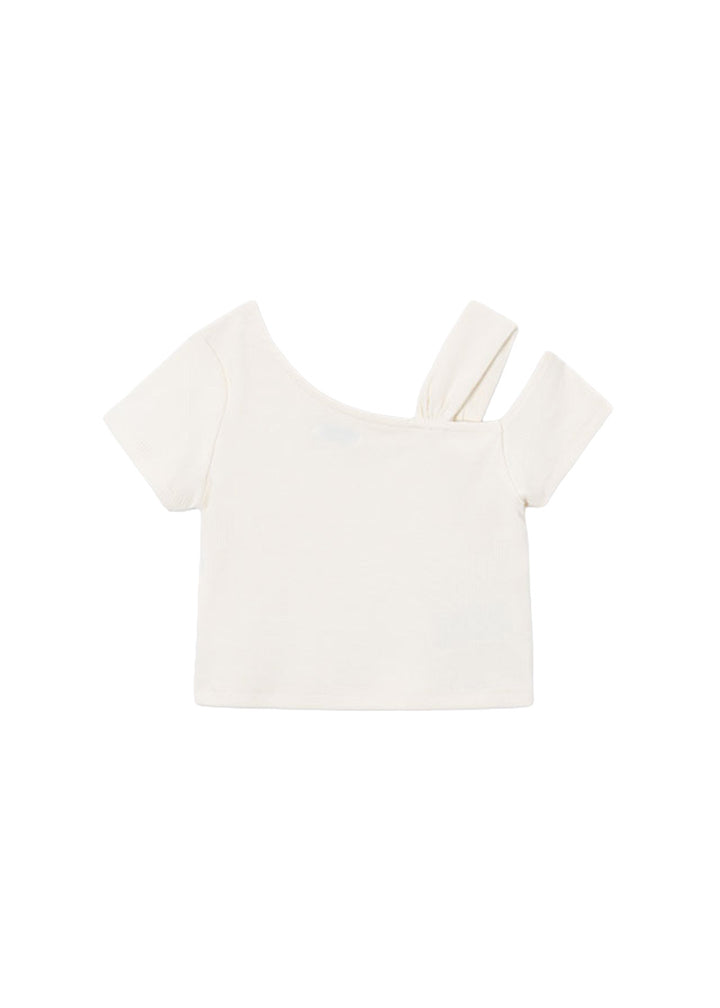 MAYORAL T-shirt MAYORAL da BAMBINA - Ecrù