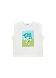 Top bambina ecrù Mayoral – 3023