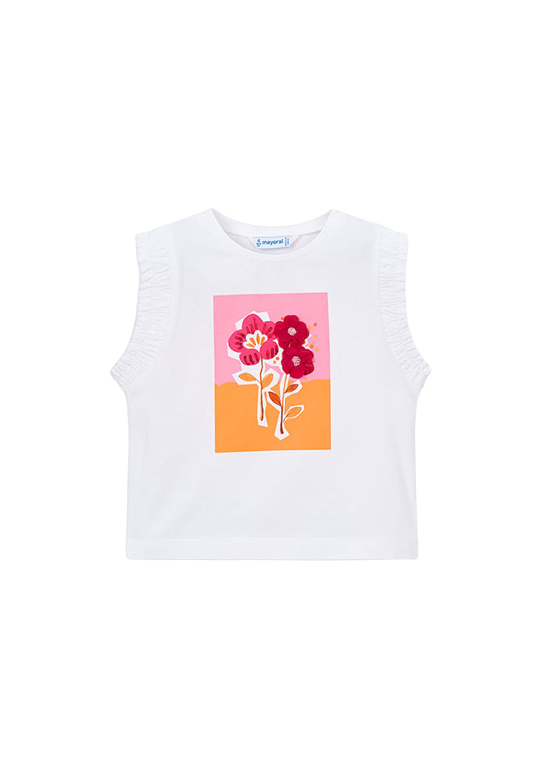 MAYORAL Top MAYORAL da BAMBINA - Bianco