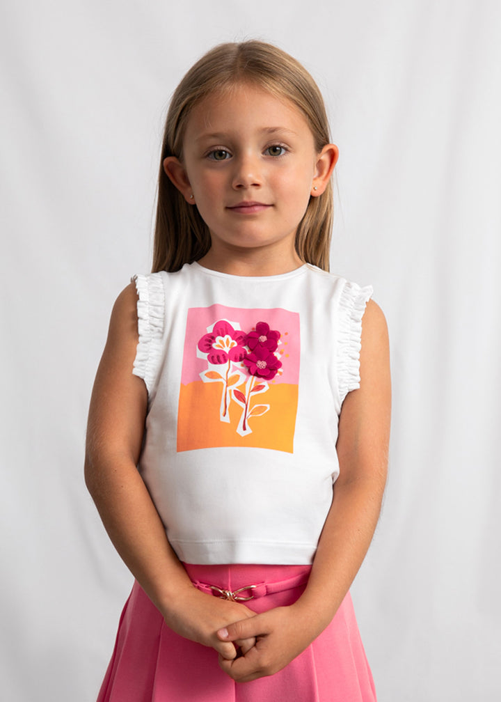 MAYORAL Top MAYORAL da BAMBINA - Bianco