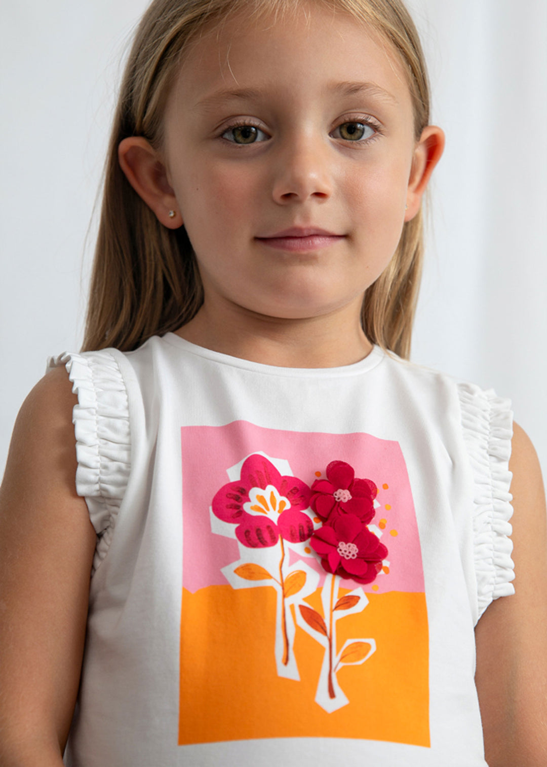 MAYORAL Top MAYORAL da BAMBINA - Bianco