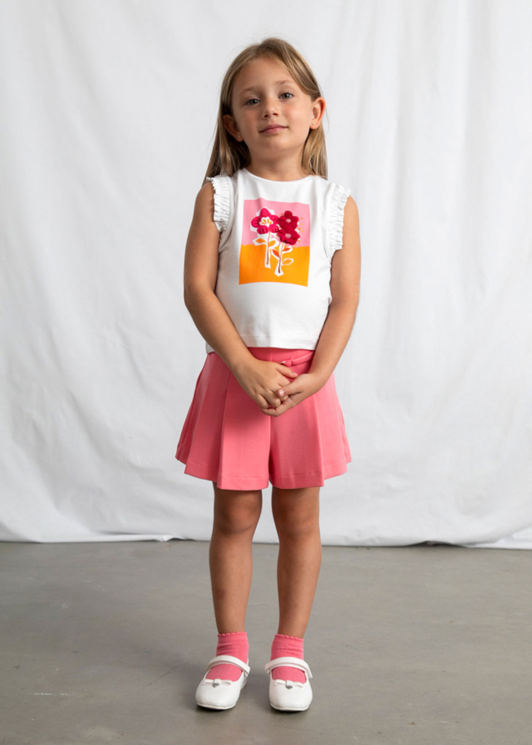 MAYORAL Top MAYORAL da BAMBINA - Bianco