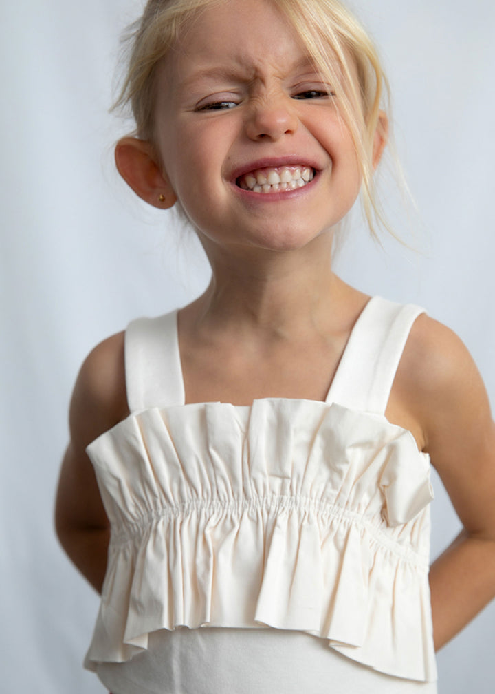 MAYORAL Top MAYORAL da BAMBINA - Ecrù