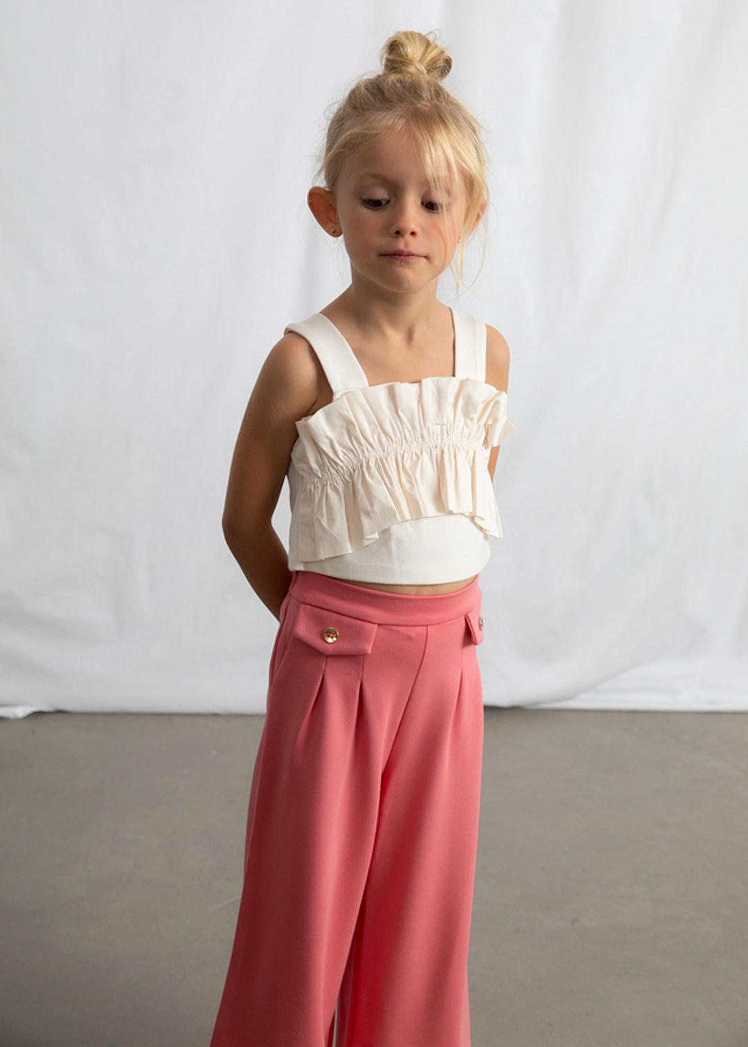 MAYORAL Top MAYORAL da BAMBINA - Ecrù