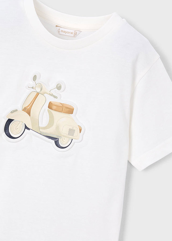 MAYORAL T-shirt MAYORAL da BAMBINO - Panna