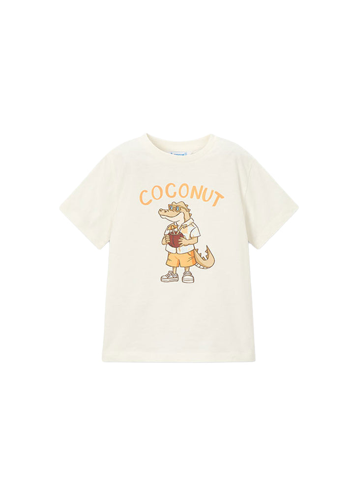 MAYORAL T-shirt MAYORAL da BAMBINO - Panna