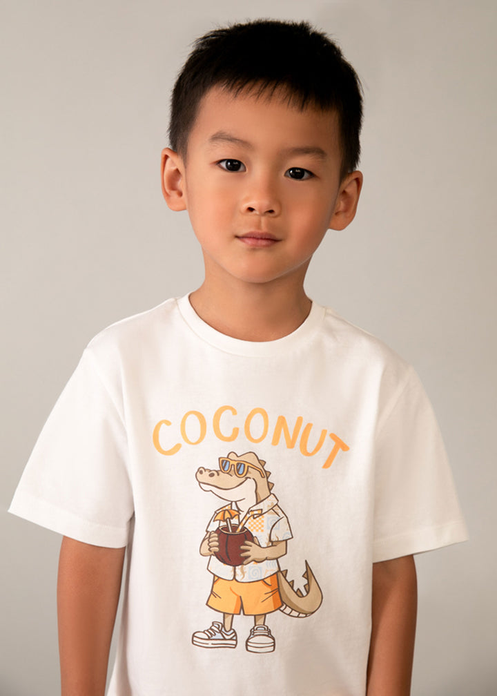 MAYORAL T-shirt MAYORAL da BAMBINO - Panna