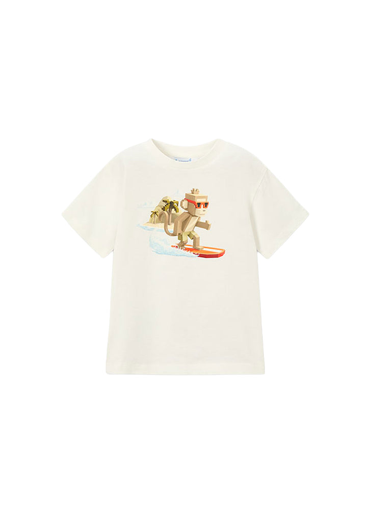 MAYORAL T-shirt MAYORAL da BAMBINO - Panna