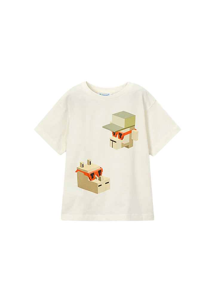 MAYORAL T-shirt MAYORAL da BAMBINO - Panna