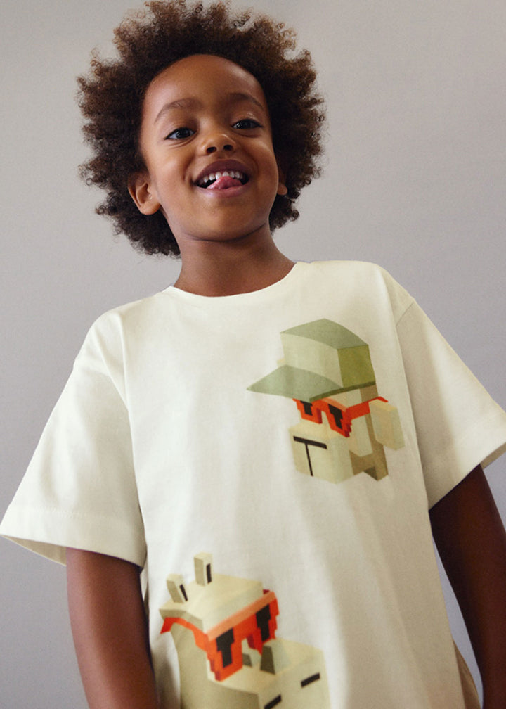 MAYORAL T-shirt MAYORAL da BAMBINO - Panna