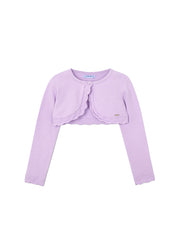 Cardigan bambina malva Mayoral