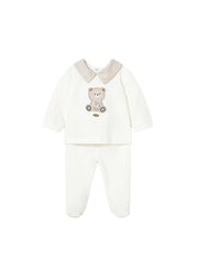 Completo neonato ecrù Mayoral Newborn