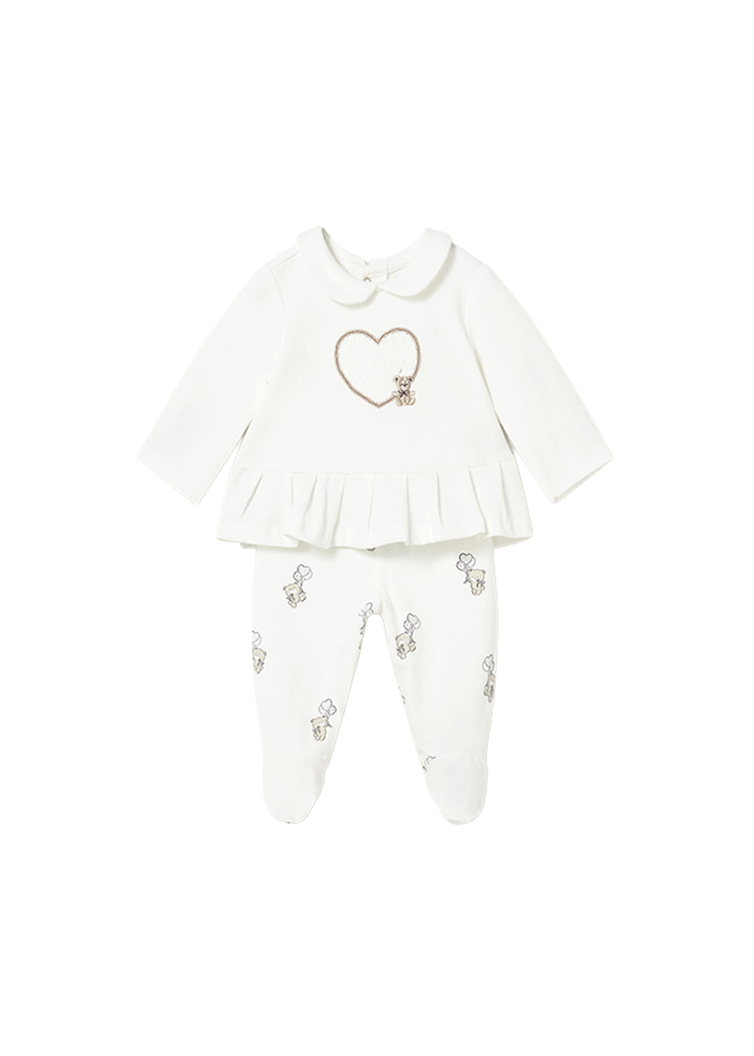 MAYORAL NEWBORN Completo MAYORAL NEWBORN da NEONATA - Ecrù