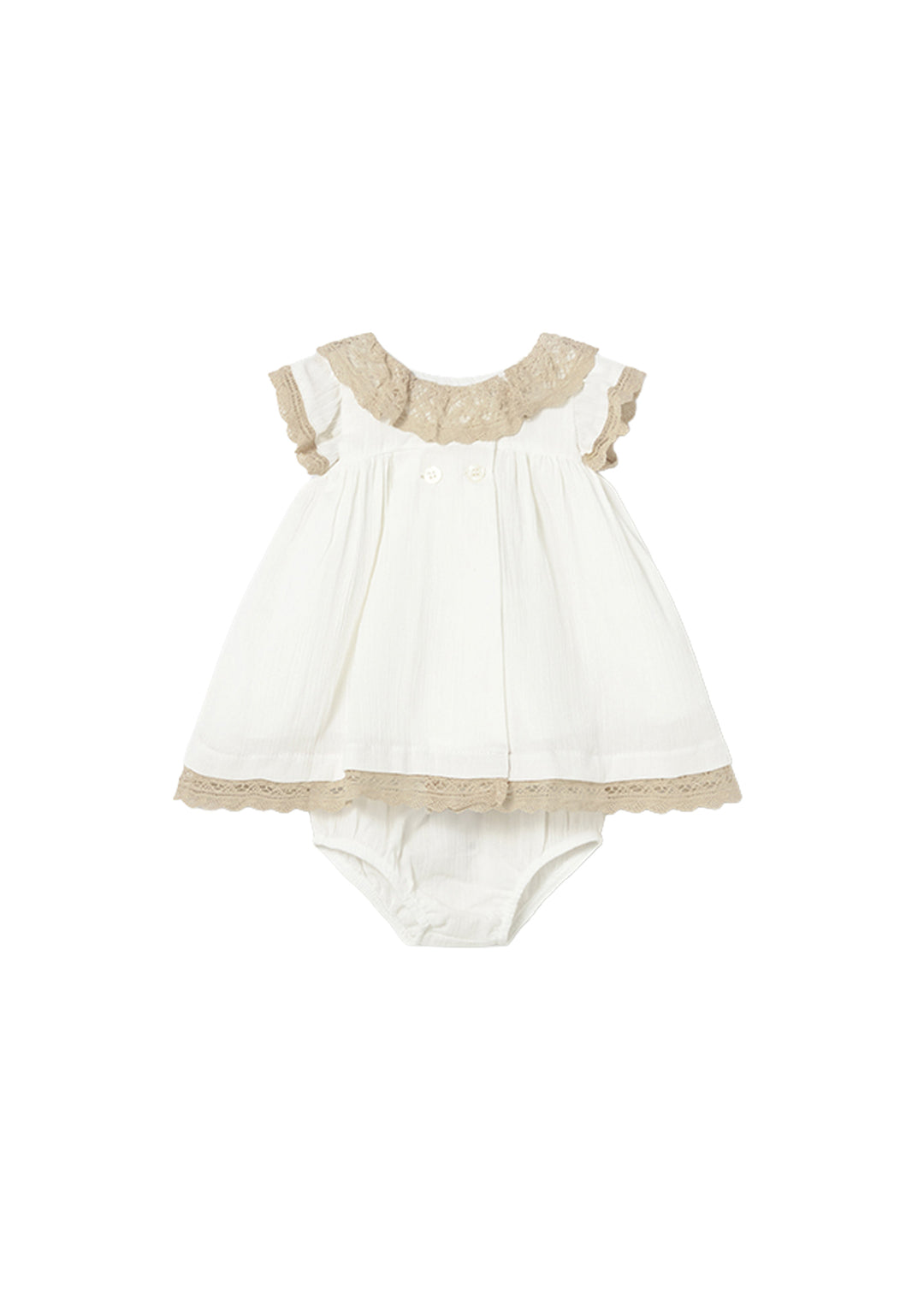 MAYORAL NEWBORN Abito MAYORAL NEWBORN da NEONATA - Panna