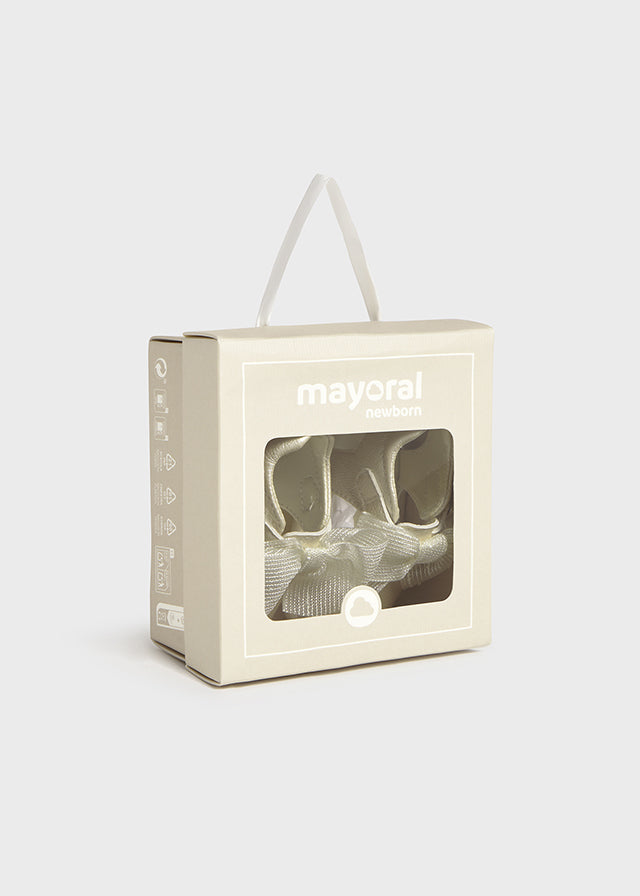 MAYORAL NEWBORN Scarpa culla MAYORAL NEWBORN da NEONATO - Champagne