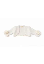 Cardigan bambina panna Mimilu