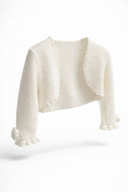 Cardigan bambina bianco Mimilu – 702