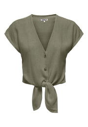 Camicia donna verde Only