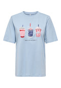 T-shirt ONLY da DONNA - Blue