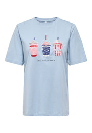 T-shirt donna blu Only – 15343431