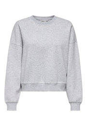 Felpa donna grigio Only