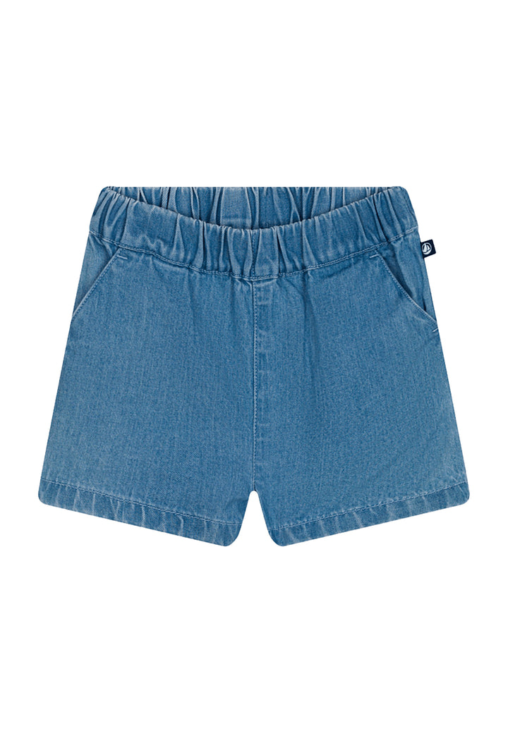PETIT BATEAU Bermuda PETIT BATEAU da BAMBINO - DENIM CLAIR