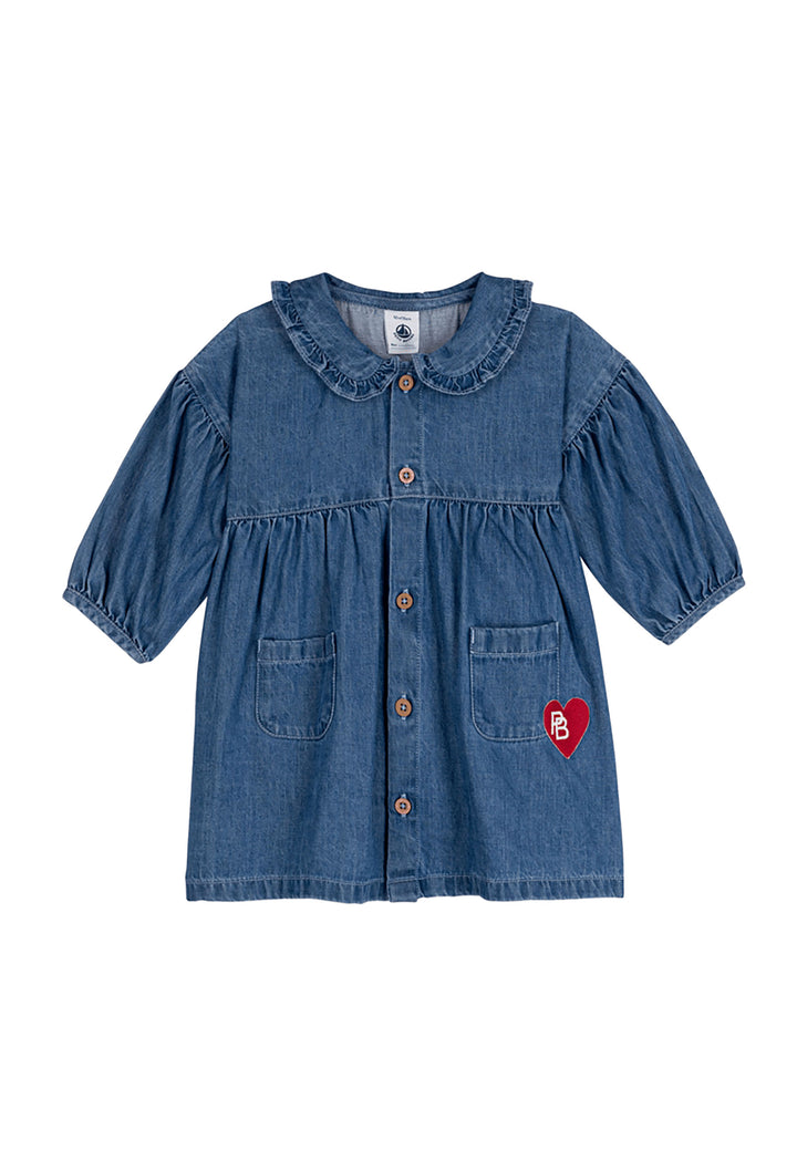 PETIT BATEAU Abito PETIT BATEAU da BAMBINA - Denim