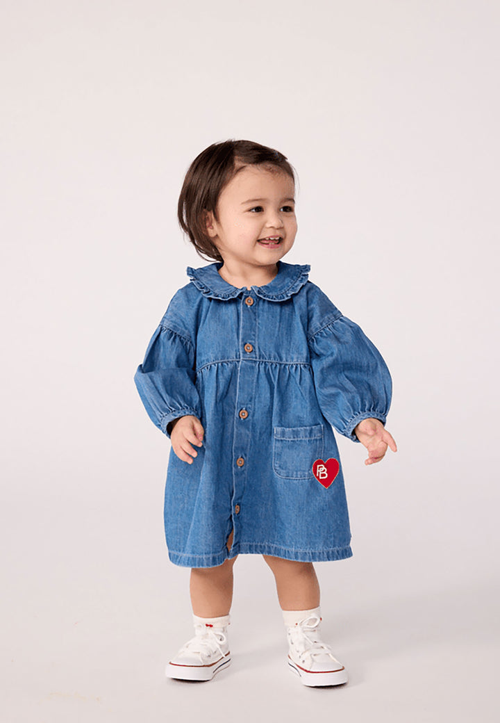 PETIT BATEAU Abito PETIT BATEAU da BAMBINA - Denim