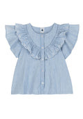 Blusa PETIT BATEAU da BAMBINA - bleu clair